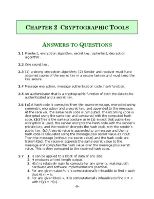 Solution Manual For Computer Security: Principles And Practice, 3Rd Edition