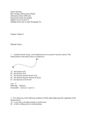 Test Bank For Physics, 9Th Edition