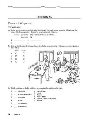 Test Bank For Sol Y Viento: Beginning Spanish, 3Rd Edition