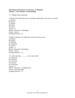 Microbiology With Diseases By Taxonomy, 5Th Edition Test Bank