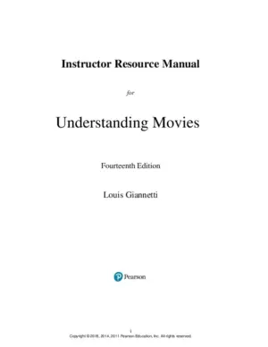 Solution Manual For Understanding Movies, 14Th Edition