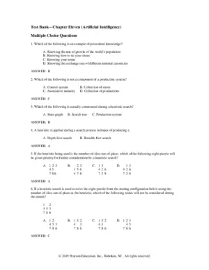 Test Bank For Computer Science: An Overview, 13Th Edition