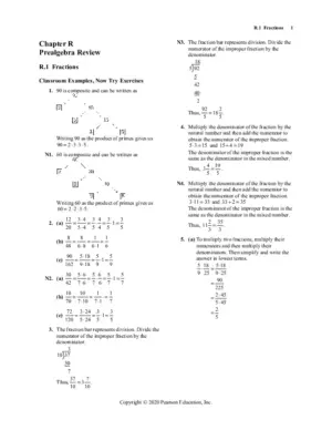 Solution Manual for Beginning and Intermediate Algebra, 7th Edition