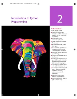 Solution Manual For Intro To Python For Computer Science And Data Science: Learning To Program With Ai, Big Data And The Cloud, 1St Edition