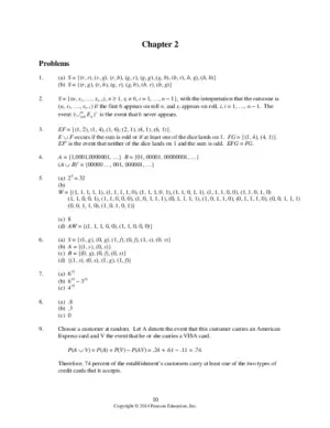 Test Bank For A First Course In Probability, 9Th Edition