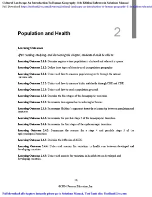 Solution Manual For The Cultural Landscape: An Introduction To Human Geography, 11Th Edition