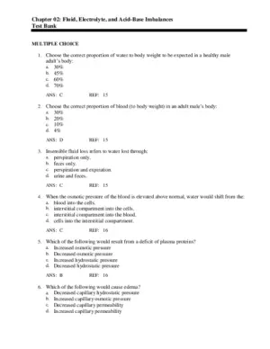 Gould’S Pathophysiology For The Health Professions, 6Th Edition Test Bank
