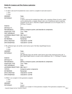 Test Bank For Mis, 10Th Edition