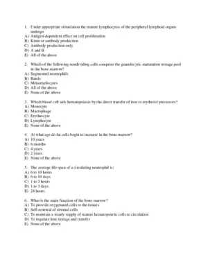 Clinical Hematology And Fundamentals Of Hemostasis, 5th Edition Test Bank