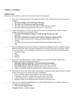 Test Bank For Fundamentals Of Nursing: Volumes 1 and 2 Set, 4th Edition