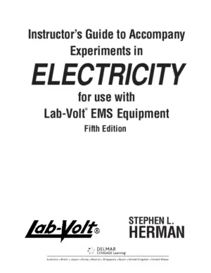 Solution Manual for Delmar’s Standard Textbook of Electricity, 5th Edition