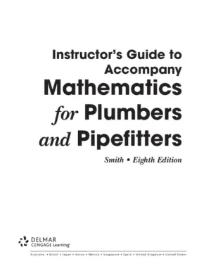 Solution Manual For Mathematics For Plumbers And Pipefitters, 8Th Edition