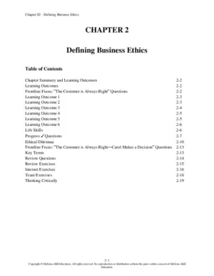 Solution Manual For Business Ethics Now, 6th Edition