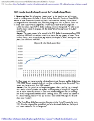 Solution Manual For International Macroeconomics, 4Th Edition