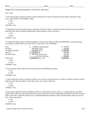 Test Bank For Financial Management: Theory And Practice, 16Th Edition