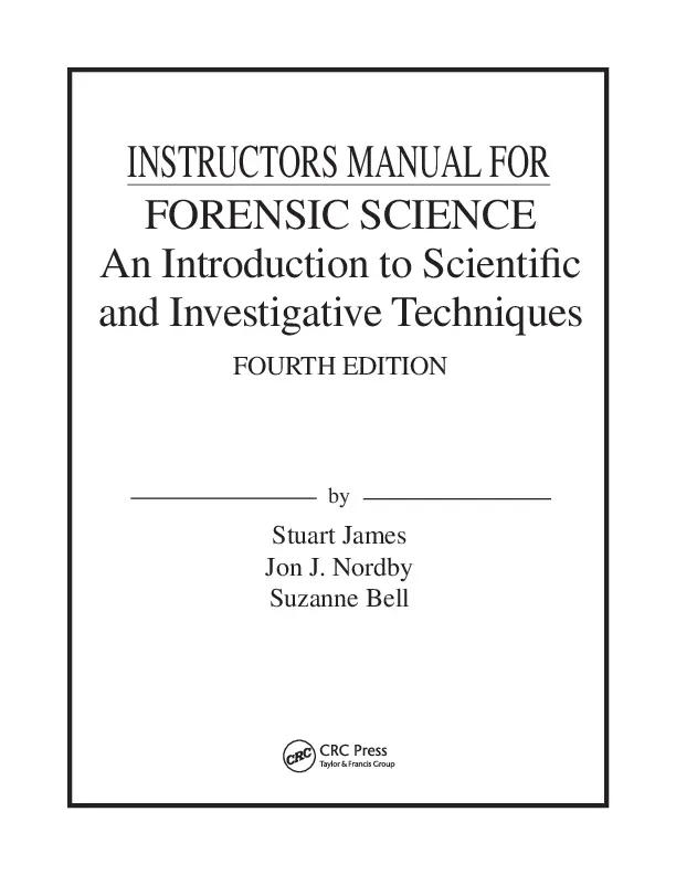 Test Bank For Forensic Science, 4th Edition