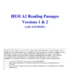 2022-2023 HESI Reading Comprehension Passage Version 1 A2 Version 1 With Answers (93 Solved Questions)